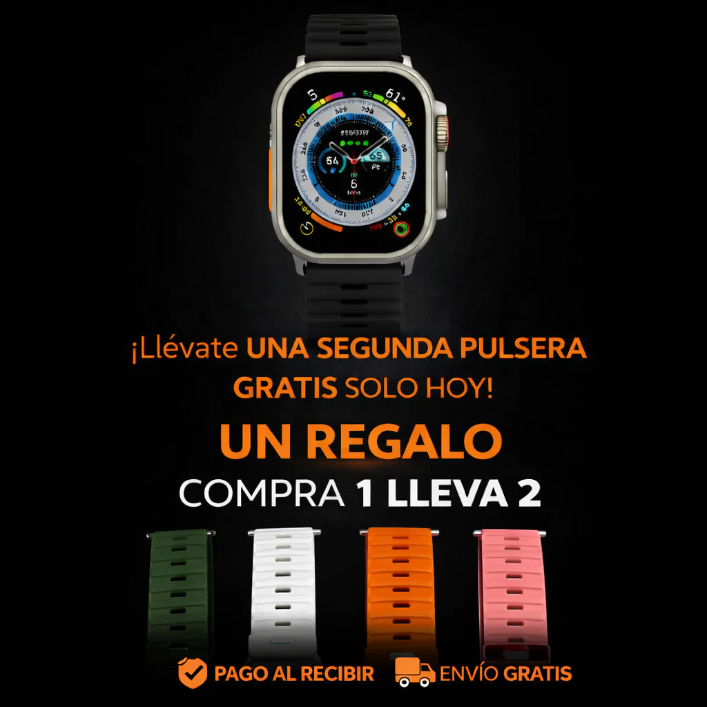 ⌚ AirWatch ULTRA PRO con 2 correas incluidas + caja y cargador por inducción premium + REGALO EXCLUSIVO 🔥
