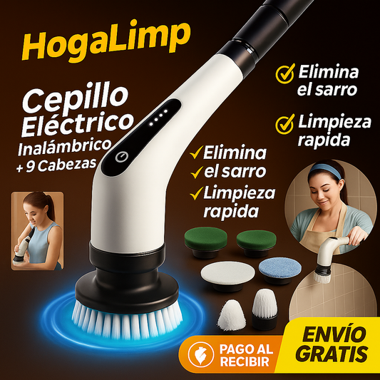 HogarLimp – Cepillo Eléctrico 9 en 1 con Envío Gratis