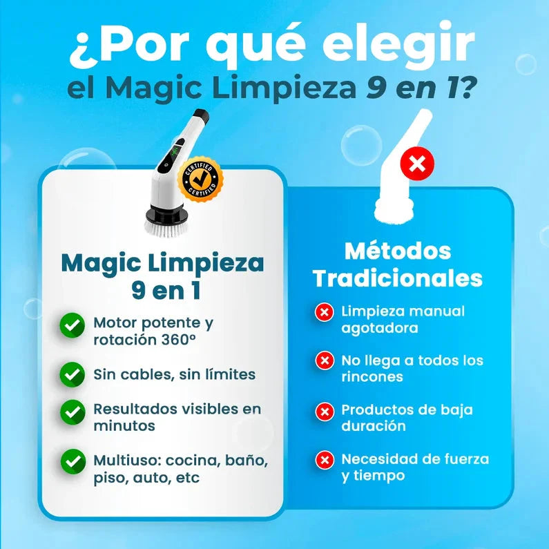 HogarLimp – Cepillo Eléctrico 9 en 1 con Envío Gratis