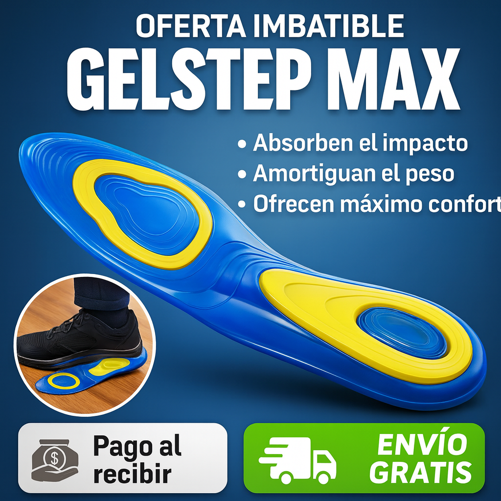 🔥 Plantillas GelStep Max -60% ¡Solo Hoy!