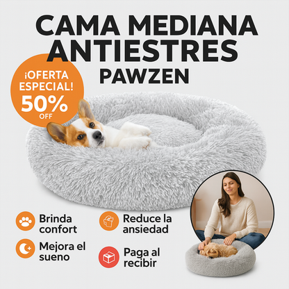 Cama Mediana Anti-Stress “PAWZEN”